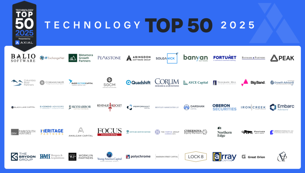 Black Lake Capital Named One of the Top 50 Tech Investors of 2025 by Axial